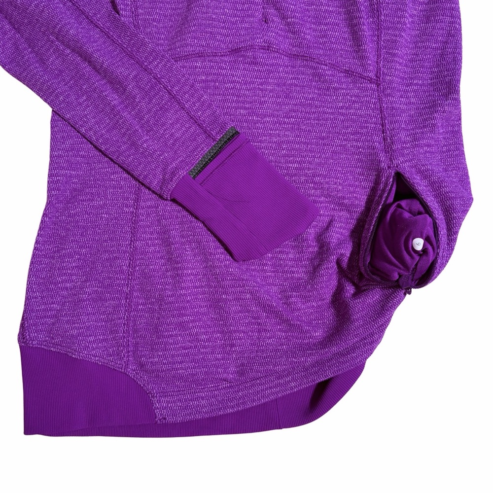 LULULEMON Runderful 1/2 Half Zip Long Sleeve Pullover Top + Small Reusable Bag - Picture 10 of 16